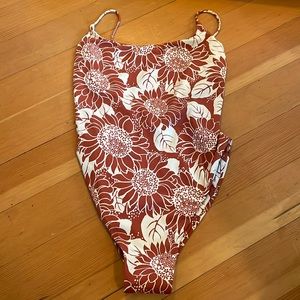 BNWT Madewell Second Wave Spaghetti Strap One-Piece Swimsuit in Women’s XS